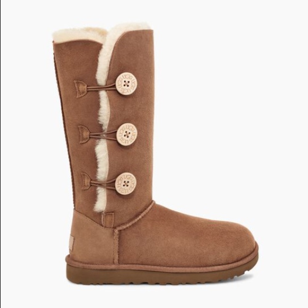 Bailey Button Triplet ll Boot - Chestnut size 5 Like New!